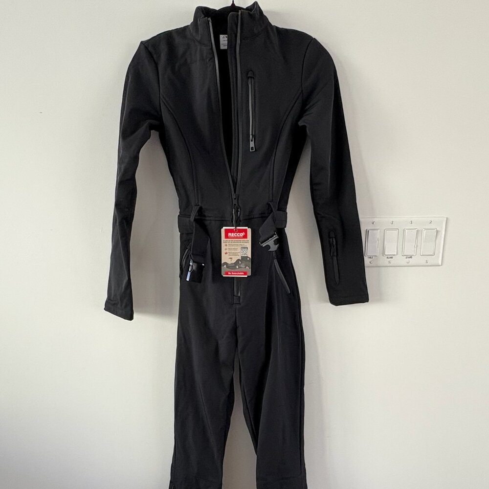 Women's Black Ski Jumpsuit